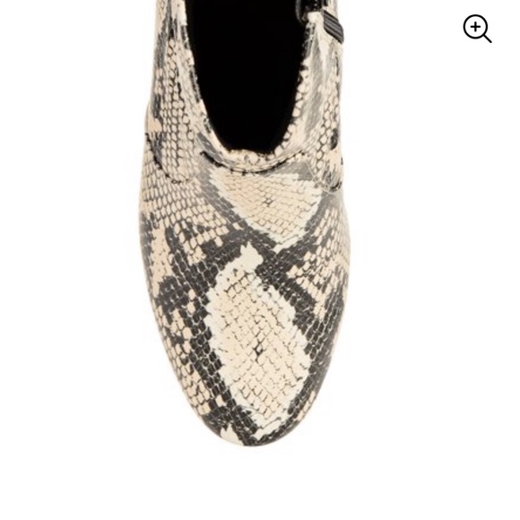 Snake Skin Sock Booties new w/p tags sz 11 - Picture 3 of 10